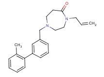 4-allyl-1-[(2'-methyl-3-biphenylyl)methyl]-1,4-diazepan-5-one