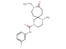 9-ethyl-N-(3-fluorophenyl)-1-methyl-10-oxo-1,4,9-triazaspiro[5.6]dodecane-4-carboxamide