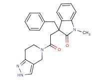 3-benzyl-1-methyl-3-[2-oxo-2-(2,4,6,7-tetrahydro-5H-pyrazolo[4,3-c]pyridin-5-yl)ethyl]-1,3-dihydro-2H-indol-2-one