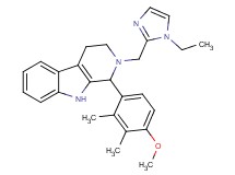 2-[(1-ethyl-1H-imidazol-2-yl)methyl]-1-(4-methoxy-2,3-dimethylphenyl)-2,3,4,9-tetrahydro-1H-beta-carboline