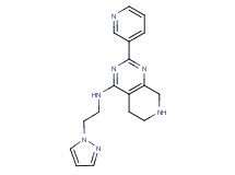 N-[2-(1H-pyrazol-1-yl)ethyl]-2-pyridin-3-yl-5,6,7,8-tetrahydropyrido[3,4-d]pyrimidin-4-amine