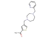 1-(4-{[4-(pyridin-2-ylmethyl)-1,4-diazepan-1-yl]methyl}-2-thienyl)ethanone