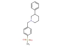 1-[4-(methylsulfonyl)benzyl]-3-phenylpiperidine