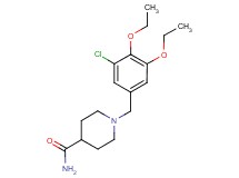 1-(3-chloro-4,5-diethoxybenzyl)piperidine-4-carboxamide