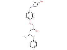1-(4-{3-[benzyl(methyl)amino]-2-hydroxypropoxy}benzyl)azetidin-3-ol
