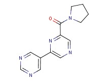 5-[6-(pyrrolidin-1-ylcarbonyl)pyrazin-2-yl]pyrimidine