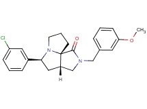 (3aS*,5S*,9aS*)-5-(3-chlorophenyl)-2-(3-methoxybenzyl)hexahydro-7H-pyrrolo[3,4-g]pyrrolizin-1(2H)-one