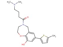 4-[4-(dimethylamino)butanoyl]-7-(5-methyl-2-thienyl)-2,3,4,5-tetrahydro-1,4-benzoxazepin-9-ol