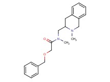 2-(benzyloxy)-N-methyl-N-[(2-methyl-1,2,3,4-tetrahydro-3-isoquinolinyl)methyl]acetamide