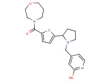 4-({2-[5-(1,4-oxazepan-4-ylcarbonyl)-2-thienyl]-1-pyrrolidinyl}methyl)-2-pyridinol