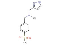 N-methyl-1-[4-(methylsulfonyl)phenyl]-N-(1H-pyrazol-3-ylmethyl)methanamine