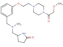 5-{[(3-{2-[4-(methoxyacetyl)-1-piperazinyl]ethoxy}benzyl)(methyl)amino]methyl}-2-pyrrolidinone