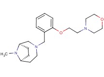 (1R*,6S*)-9-methyl-3-[2-(2-morpholin-4-ylethoxy)benzyl]-3,9-diazabicyclo[4.2.1]nonane