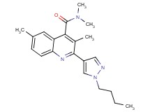 2-(1-butyl-1H-pyrazol-4-yl)-N,N,3,6-tetramethylquinoline-4-carboxamide
