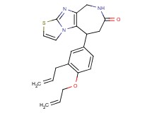 5-[3-allyl-4-(allyloxy)phenyl]-5,6,8,9-tetrahydro-7H-[1,3]thiazolo[3',2':1,2]imidazo[4,5-c]azepin-7-one