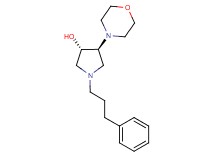 (3S*,4S*)-4-(4-morpholinyl)-1-(3-phenylpropyl)-3-pyrrolidinol