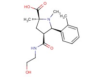 (2S*,4S*,5R*)-4-{[(2-hydroxyethyl)amino]carbonyl}-1,2-dimethyl-5-(2-methylphenyl)pyrrolidine-2-carboxylic acid