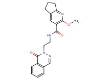 2-methoxy-N-[2-(1-oxo-2(1H)-phthalazinyl)ethyl]-6,7-dihydro-5H-cyclopenta[b]pyridine-3-carboxamide