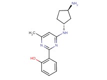 2-(4-{[rel-(1R,3R)-3-aminocyclopentyl]amino}-6-methyl-2-pyrimidinyl)phenol dihydrochloride