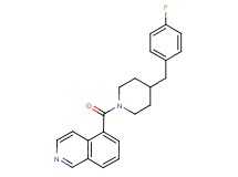 5-{[4-(4-fluorobenzyl)-1-piperidinyl]carbonyl}isoquinoline