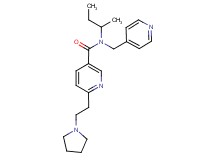 N-(sec-butyl)-N-(pyridin-4-ylmethyl)-6-(2-pyrrolidin-1-ylethyl)nicotinamide