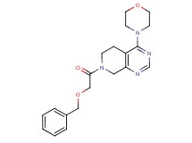 7-[(benzyloxy)acetyl]-4-morpholin-4-yl-5,6,7,8-tetrahydropyrido[3,4-d]pyrimidine