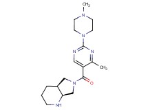 rel-(4aS,7aS)-6-{[4-methyl-2-(4-methyl-1-piperazinyl)-5-pyrimidinyl]carbonyl}octahydro-1H-pyrrolo[3,4-b]pyridine dihydrochloride