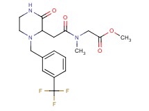 methyl N-methyl-N-({3-oxo-1-[3-(trifluoromethyl)benzyl]-2-piperazinyl}acetyl)glycinate