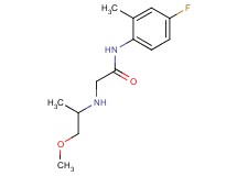 N-(4-fluoro-2-methylphenyl)-2-[(2-methoxy-1-methylethyl)amino]acetamide