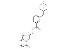 N-[3-(6-methyl-2-oxo-1(2H)-pyridinyl)propyl]-3-(4-piperidinylmethyl)benzamide