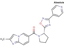 2-methyl-6-{[(2S)-2-(3-pyridin-4-yl-1,2,4-oxadiazol-5-yl)pyrrolidin-1-yl]carbonyl}imidazo[1,2-a]pyridine
