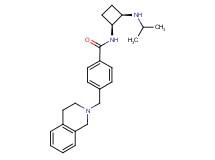 4-(3,4-dihydro-2(1H)-isoquinolinylmethyl)-N-[(1S*,2R*)-2-(isopropylamino)cyclobutyl]benzamide