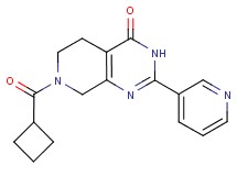 7-(cyclobutylcarbonyl)-2-pyridin-3-yl-5,6,7,8-tetrahydropyrido[3,4-d]pyrimidin-4(3H)-one