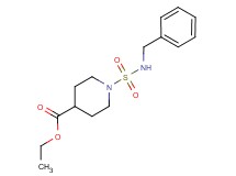 ethyl 1-[(benzylamino)sulfonyl]piperidine-4-carboxylate