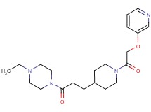 1-ethyl-4-(3-{1-[(pyridin-3-yloxy)acetyl]piperidin-4-yl}propanoyl)piperazine