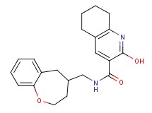 2-hydroxy-N-(2,3,4,5-tetrahydro-1-benzoxepin-4-ylmethyl)-5,6,7,8-tetrahydro-3-quinolinecarboxamide