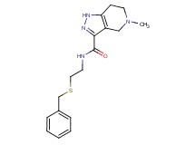 N-[2-(benzylthio)ethyl]-5-methyl-4,5,6,7-tetrahydro-1H-pyrazolo[4,3-c]pyridine-3-carboxamide