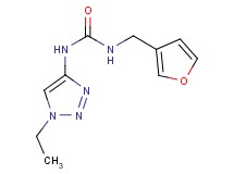 N-(1-ethyl-1H-1,2,3-triazol-4-yl)-N'-(3-furylmethyl)urea