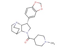 (3R*,3aR*,7aR*)-3-(1,3-benzodioxol-5-yl)-1-[(1-methylpiperidin-4-yl)carbonyl]octahydro-4,7-ethanopyrrolo[3,2-b]pyridine