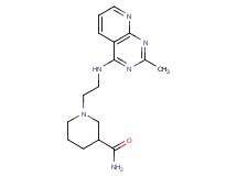 1-{2-[(2-methylpyrido[2,3-d]pyrimidin-4-yl)amino]ethyl}piperidine-3-carboxamide