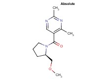 5-{[(2R)-2-(methoxymethyl)pyrrolidin-1-yl]carbonyl}-2,4-dimethylpyrimidine