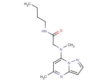 N~1~-butyl-N~2~-methyl-N~2~-(5-methylpyrazolo[1,5-a]pyrimidin-7-yl)glycinamide