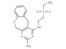 N-[2-(ethylsulfonyl)ethyl]-2-methyl-5,11-dihydro[1]benzoxepino[3,4-d]pyrimidin-4-amine
