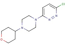 3-chloro-6-[4-(tetrahydro-2H-pyran-4-yl)piperazin-1-yl]pyridazine