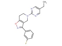 5-(5-ethylpyrimidin-2-yl)-3-(3-fluorophenyl)-4,5,6,7-tetrahydroisoxazolo[4,5-c]pyridine