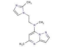 N,5-dimethyl-N-[2-(2-methyl-1H-imidazol-1-yl)ethyl]pyrazolo[1,5-a]pyrimidin-7-amine