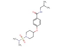4-({1-[(dimethylamino)sulfonyl]piperidin-4-yl}oxy)-N-isobutylbenzamide