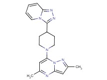 3-[1-(2,5-dimethylpyrazolo[1,5-a]pyrimidin-7-yl)-4-piperidinyl][1,2,4]triazolo[4,3-a]pyridine