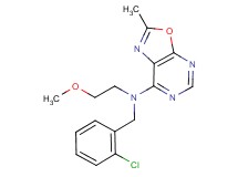 N-(2-chlorobenzyl)-N-(2-methoxyethyl)-2-methyl[1,3]oxazolo[5,4-d]pyrimidin-7-amine