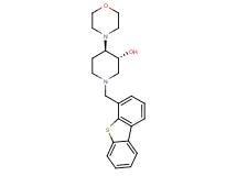 (3R*,4R*)-1-(dibenzo[b,d]thien-4-ylmethyl)-4-(4-morpholinyl)-3-piperidinol